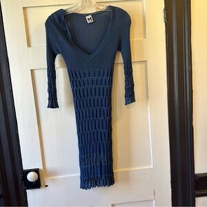 Blue Missoni Knit Dress - Size 4